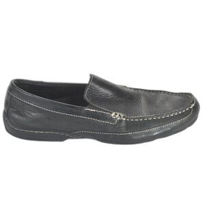 Rockport Mens Black Casual Leather Slip on Loafer Size 9.5